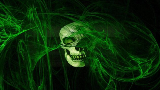 free-download-hd-halloween-3d-green-skeleton-king-1024